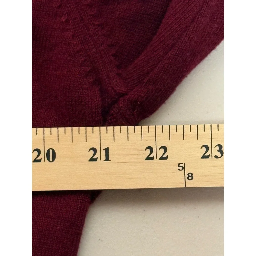 Tony Montana Burgundy Crew Neck Long‎ Sleeve Sweater Mens XXL